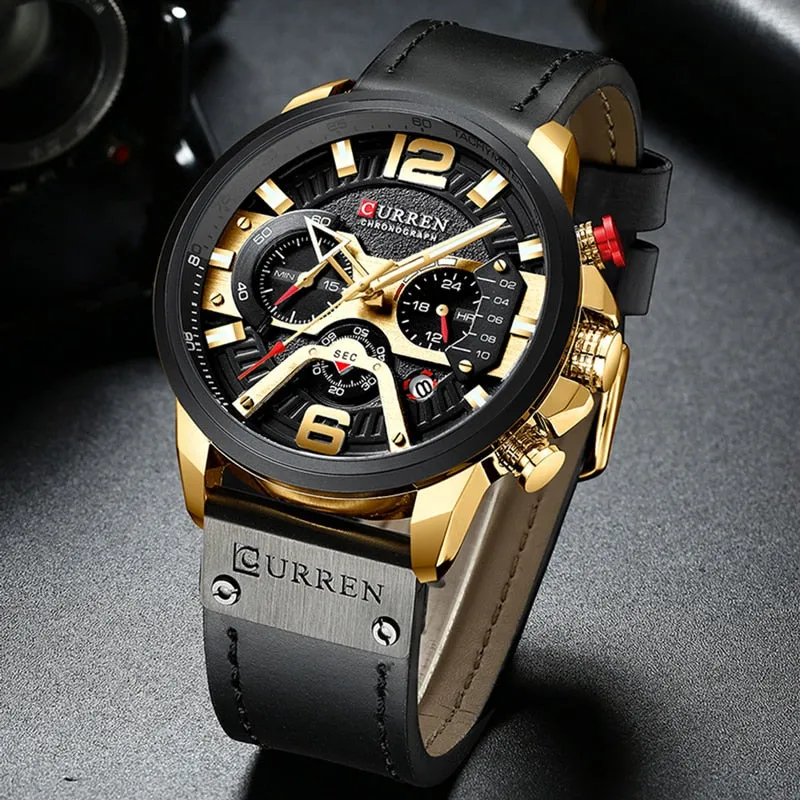 Luxury Military Chrono Watch