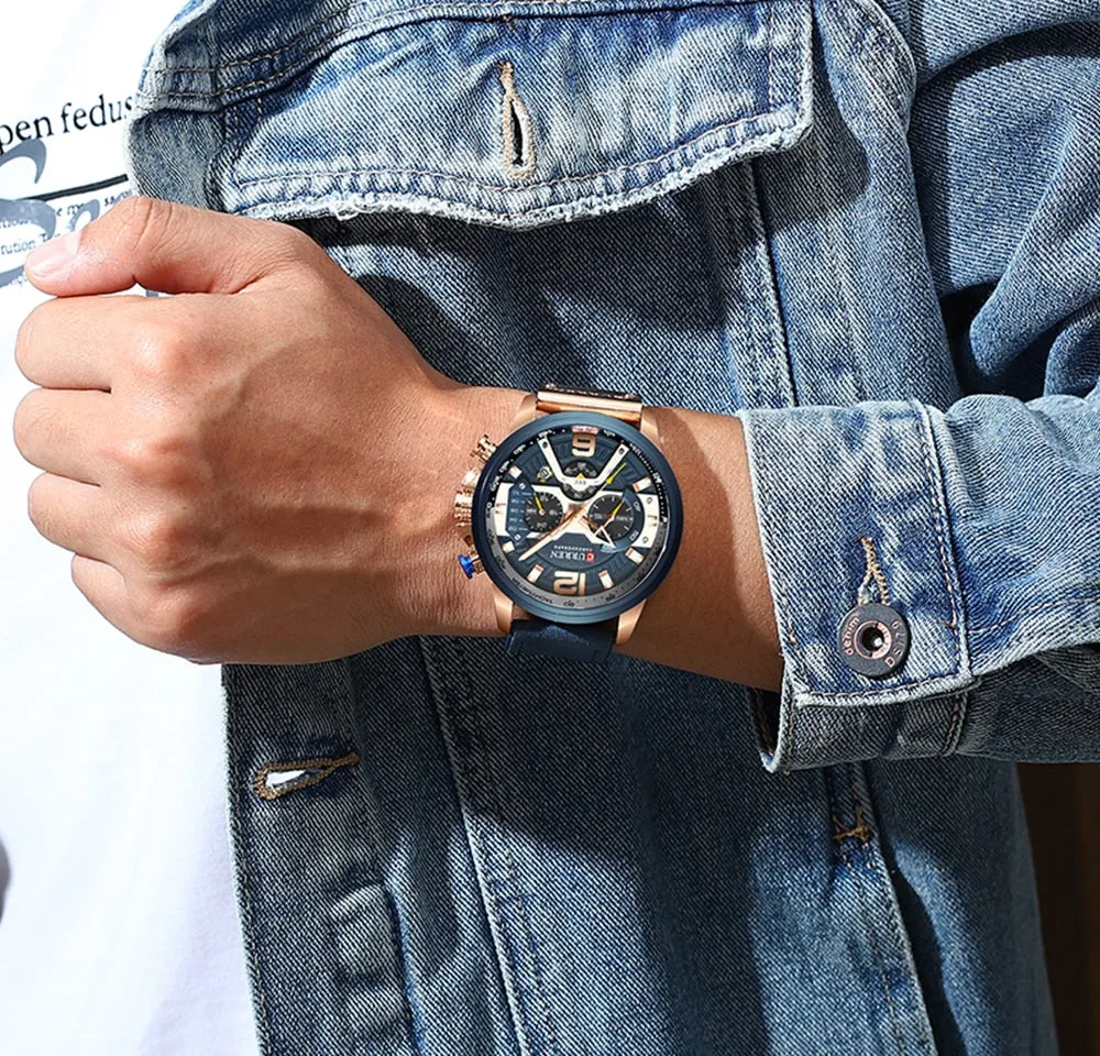 Luxury Military Chrono Watch