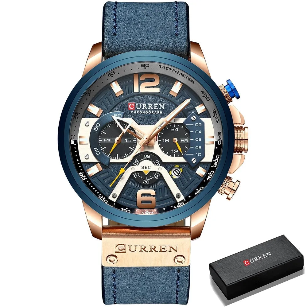 Luxury Military Chrono Watch