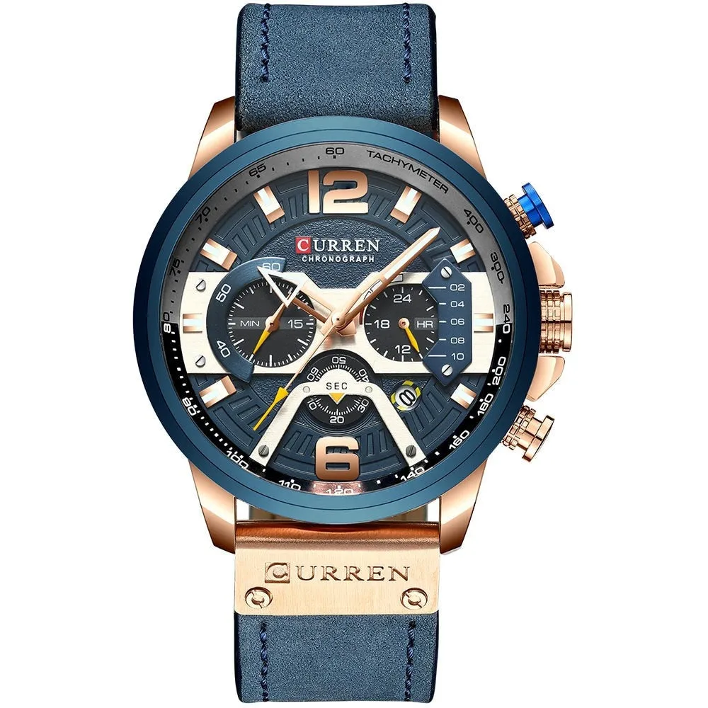 Luxury Military Chrono Watch