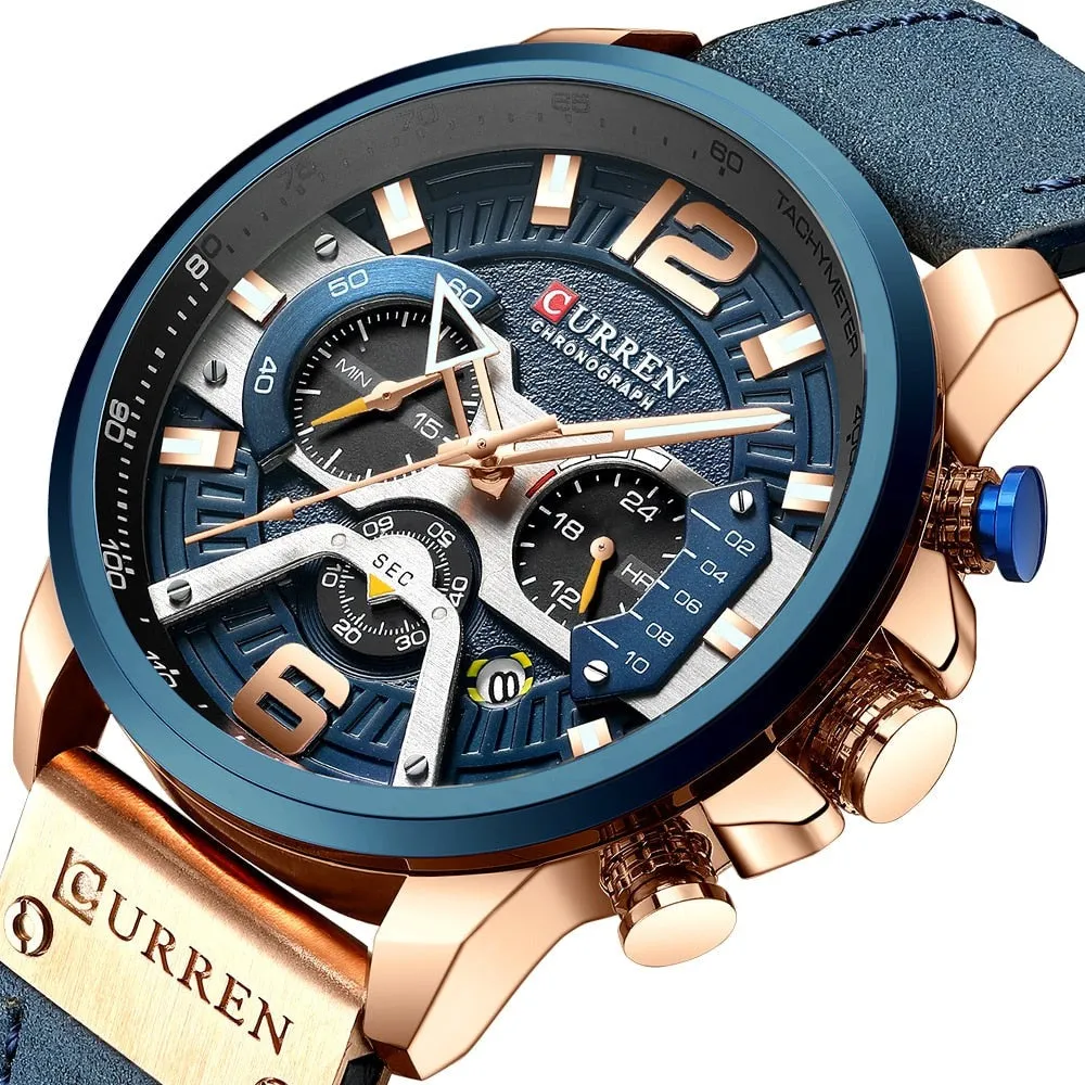 Luxury Military Chrono Watch