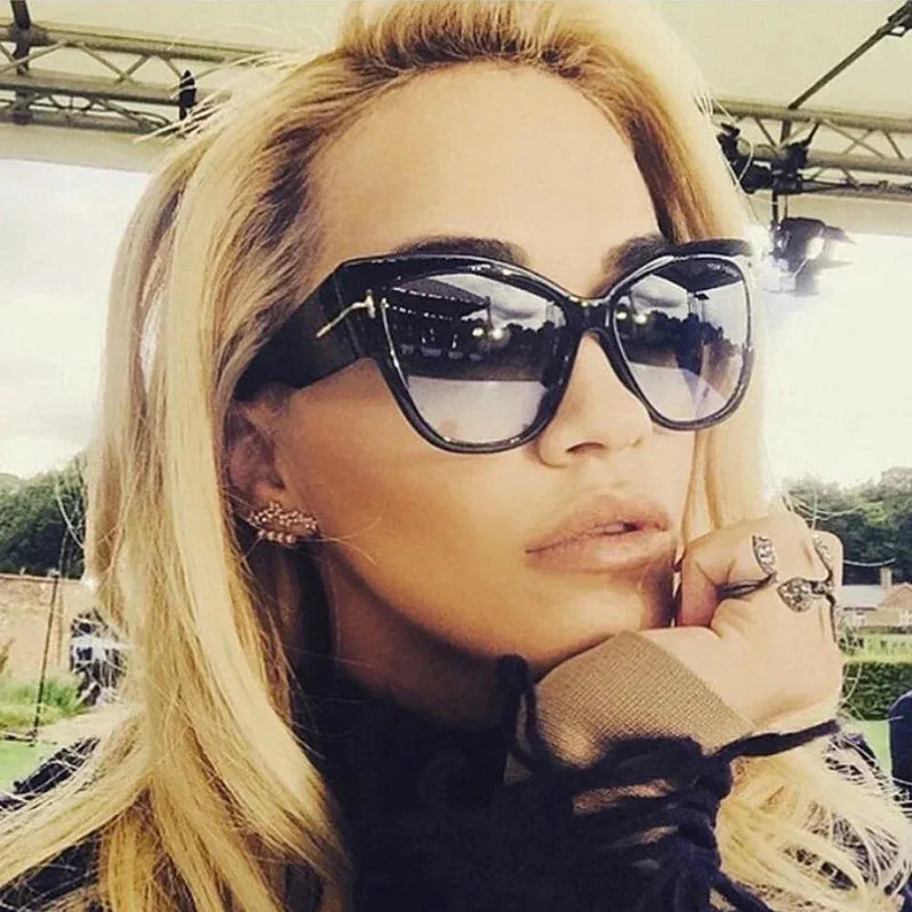 Luxury Oversized Cat Eye Sunglasses