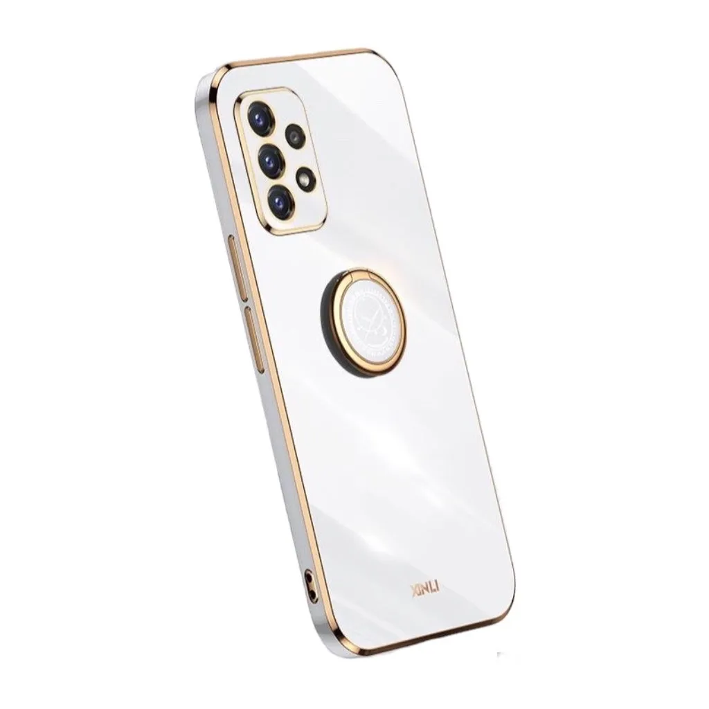 Luxury Plating Case With Ring Holder For Samsung Galaxy
