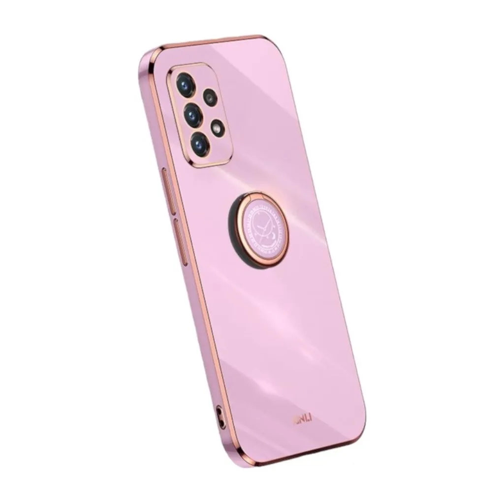 Luxury Plating Case With Ring Holder For Samsung Galaxy