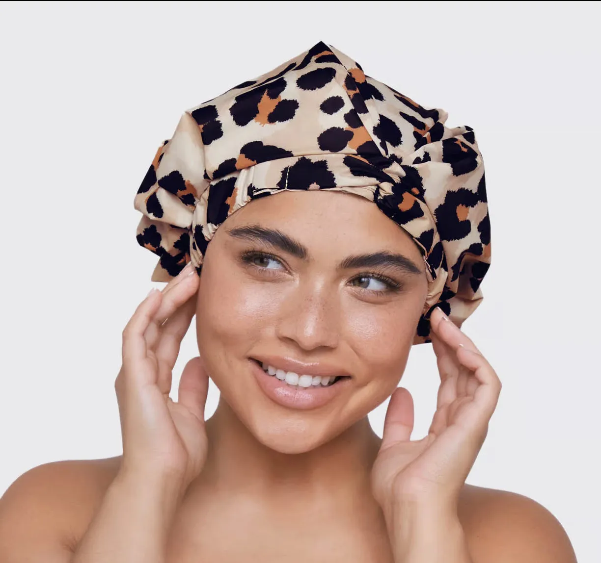 Luxury Shower Cap - Leopard