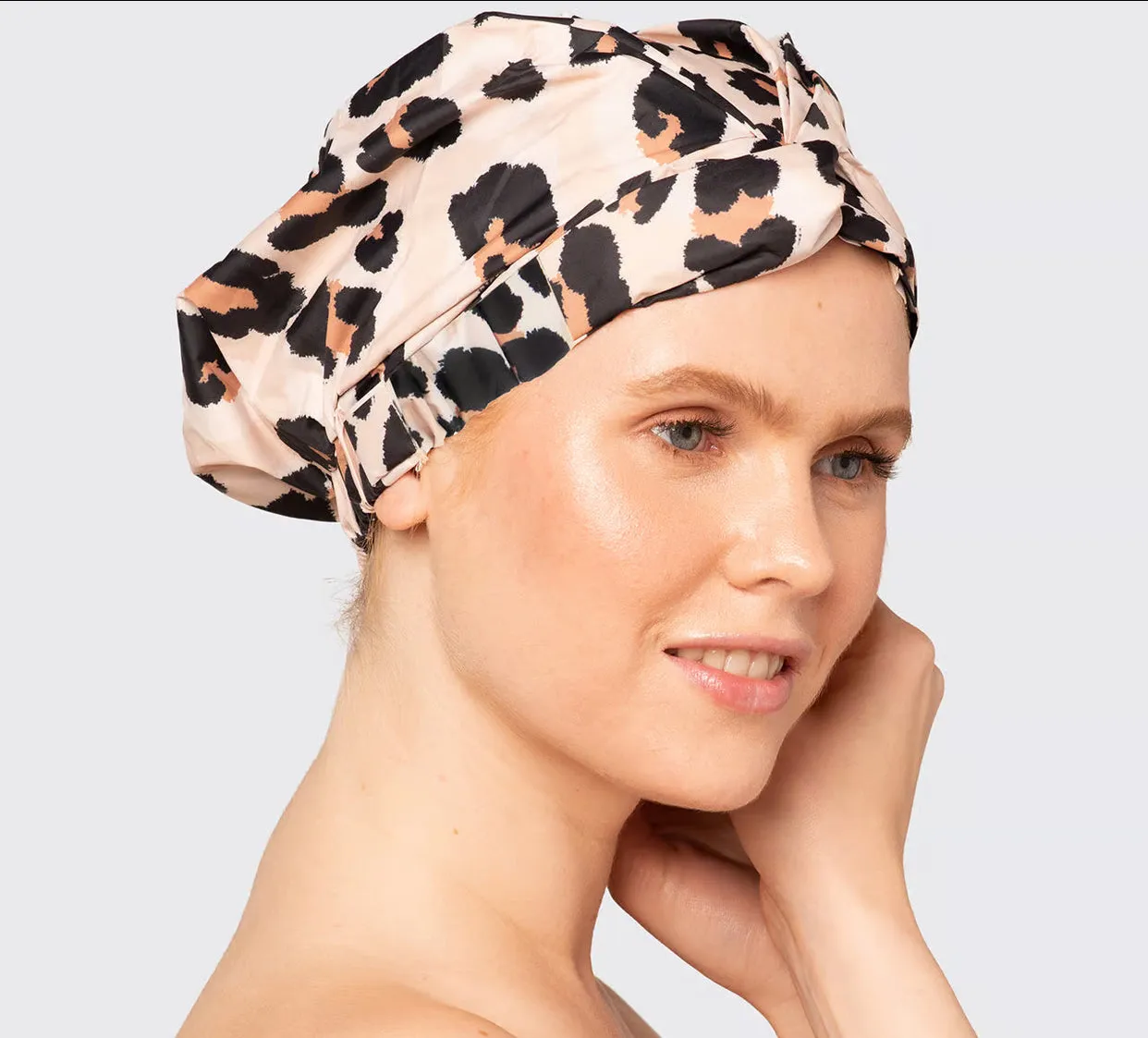 Luxury Shower Cap - Leopard