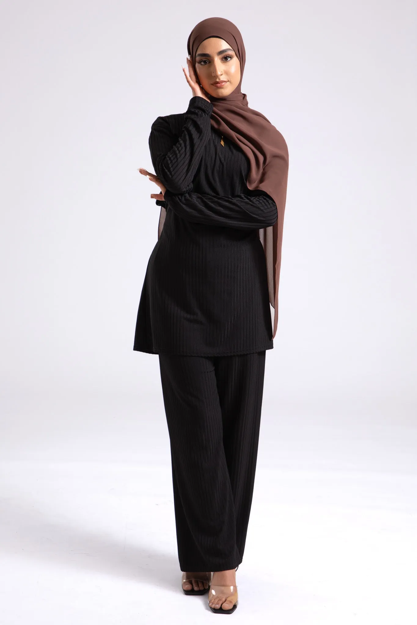 Luxury Soft Chiffon Hijab - Chicory Coffee