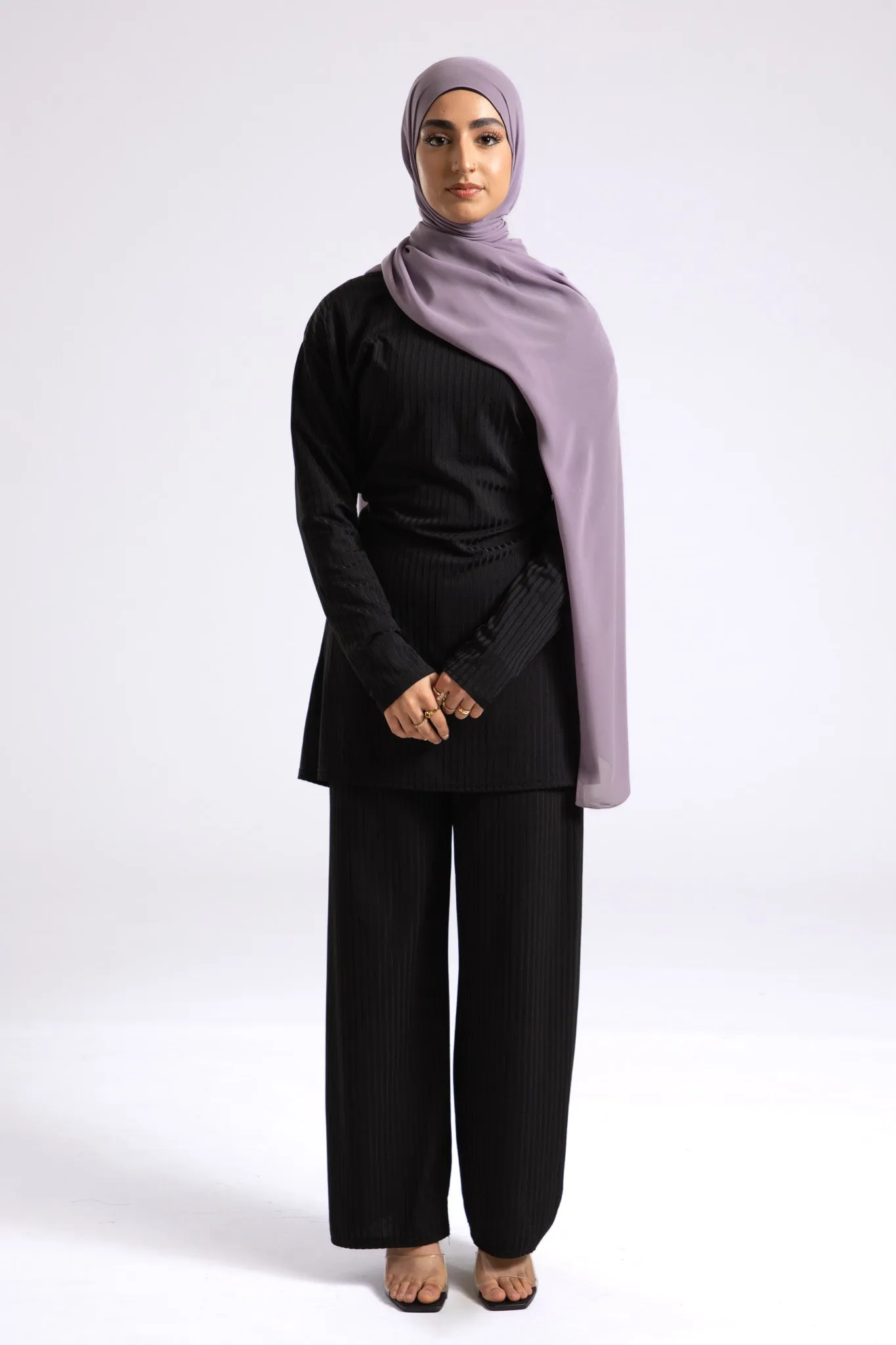 Luxury Soft Chiffon Hijab - Dusky Lilac