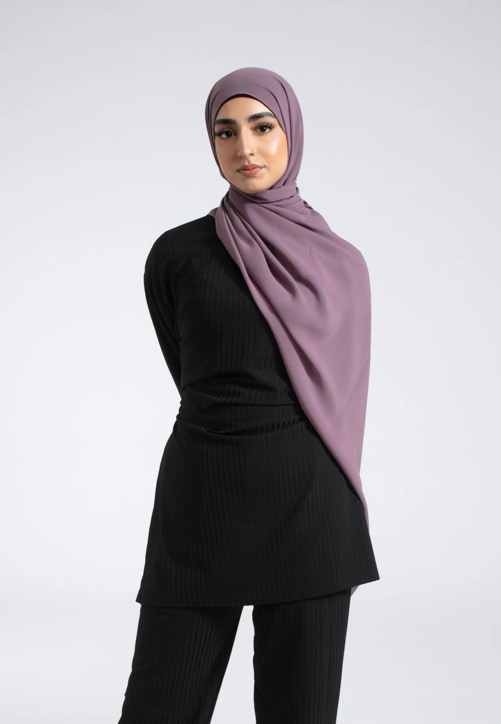 Luxury Soft Chiffon Hijab - Mulberry
