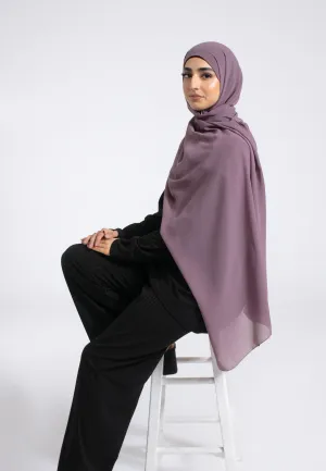 Luxury Soft Chiffon Hijab - Mulberry