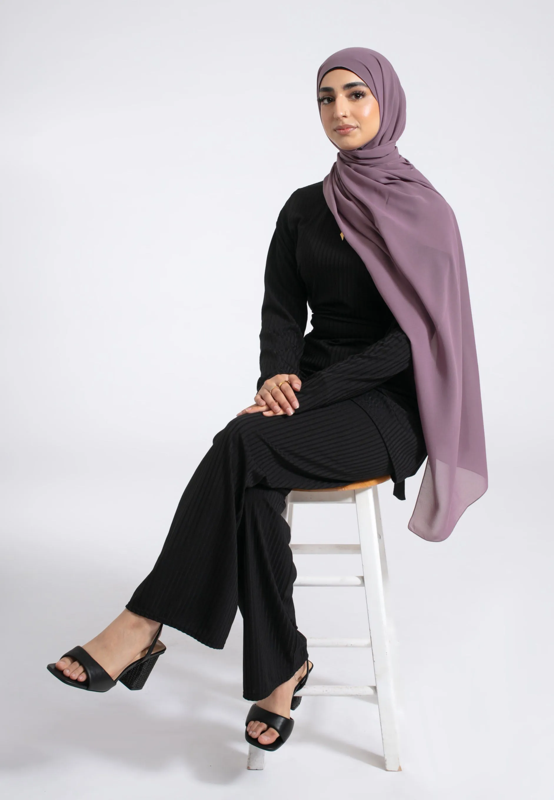 Luxury Soft Chiffon Hijab - Mulberry