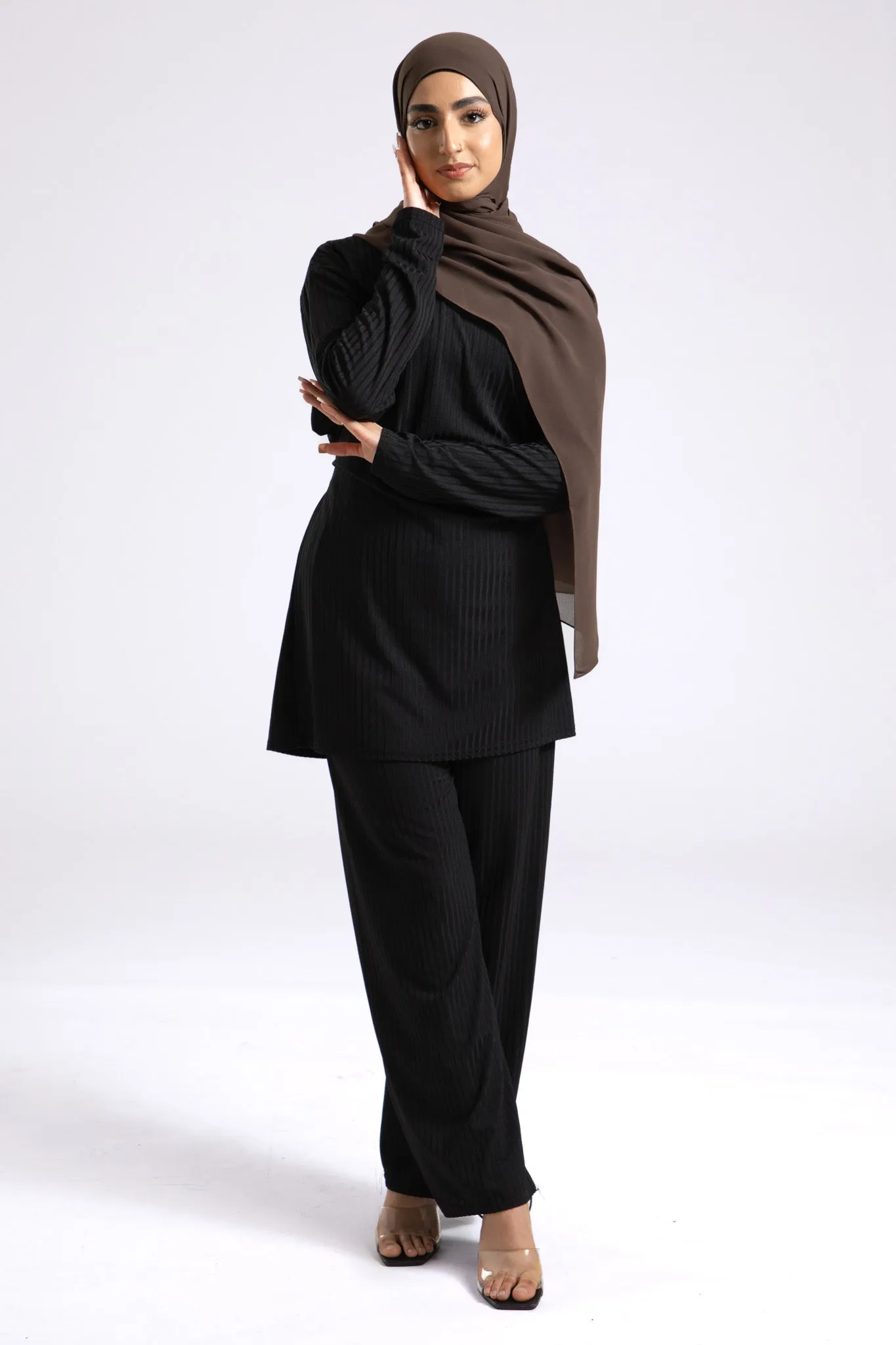 Luxury Soft Chiffon Hijab - Oak Brown