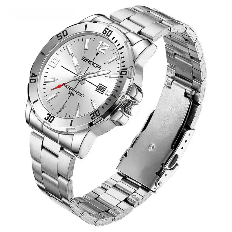 Luxury Stainless Steel Quartz Men's Watch