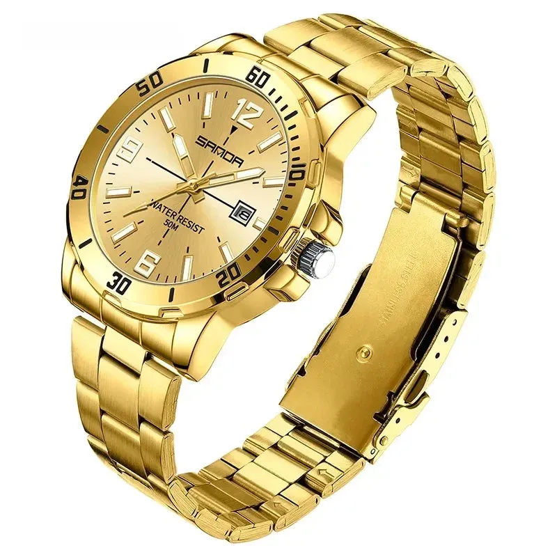 Luxury Stainless Steel Quartz Men's Watch