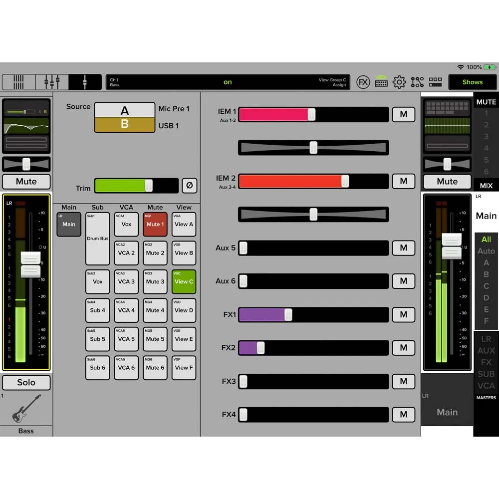 Mackie DL32S 32-Channel Wireless Digital Live Sound Mixer with Built-In Wi-Fi