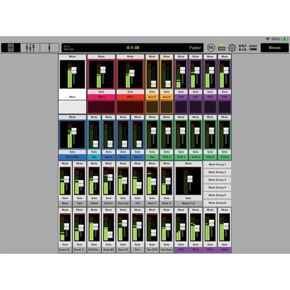 Mackie DL32S 32-Channel Wireless Digital Live Sound Mixer with Built-In Wi-Fi