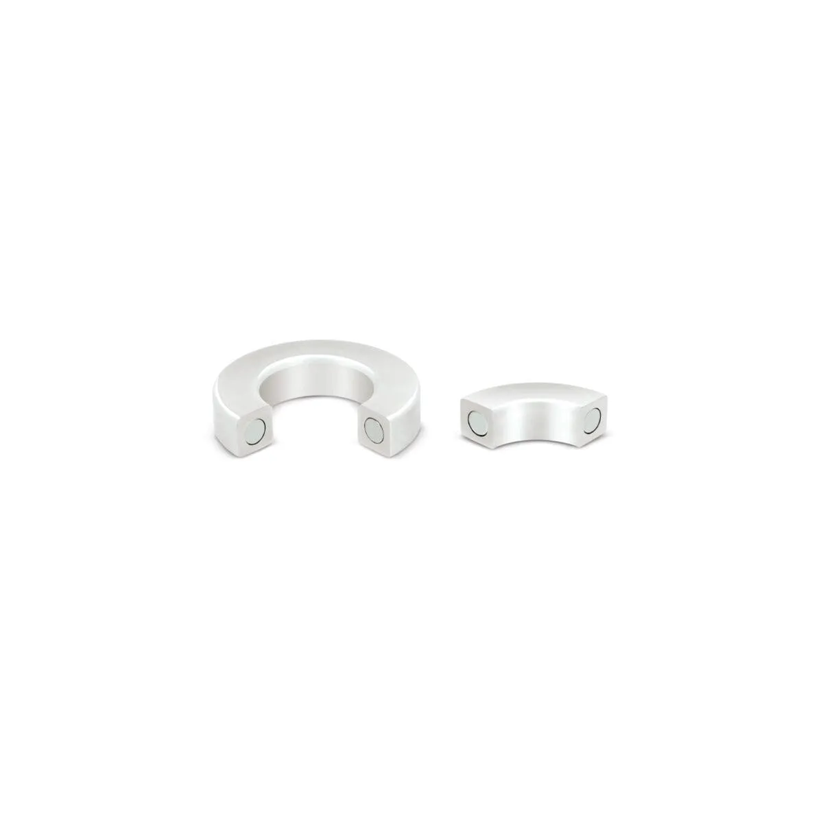 Magnetic Ball Stretcher - Stainless Steel Erection Support with Magnetic Closure for Enhanced Sensation & Style