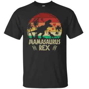 Mamasaurus Rex Baby Mama Mom Mammy Mothers Day Trex Dinosaurus Dino Love Heart Family Gift Unisex T-Shirt