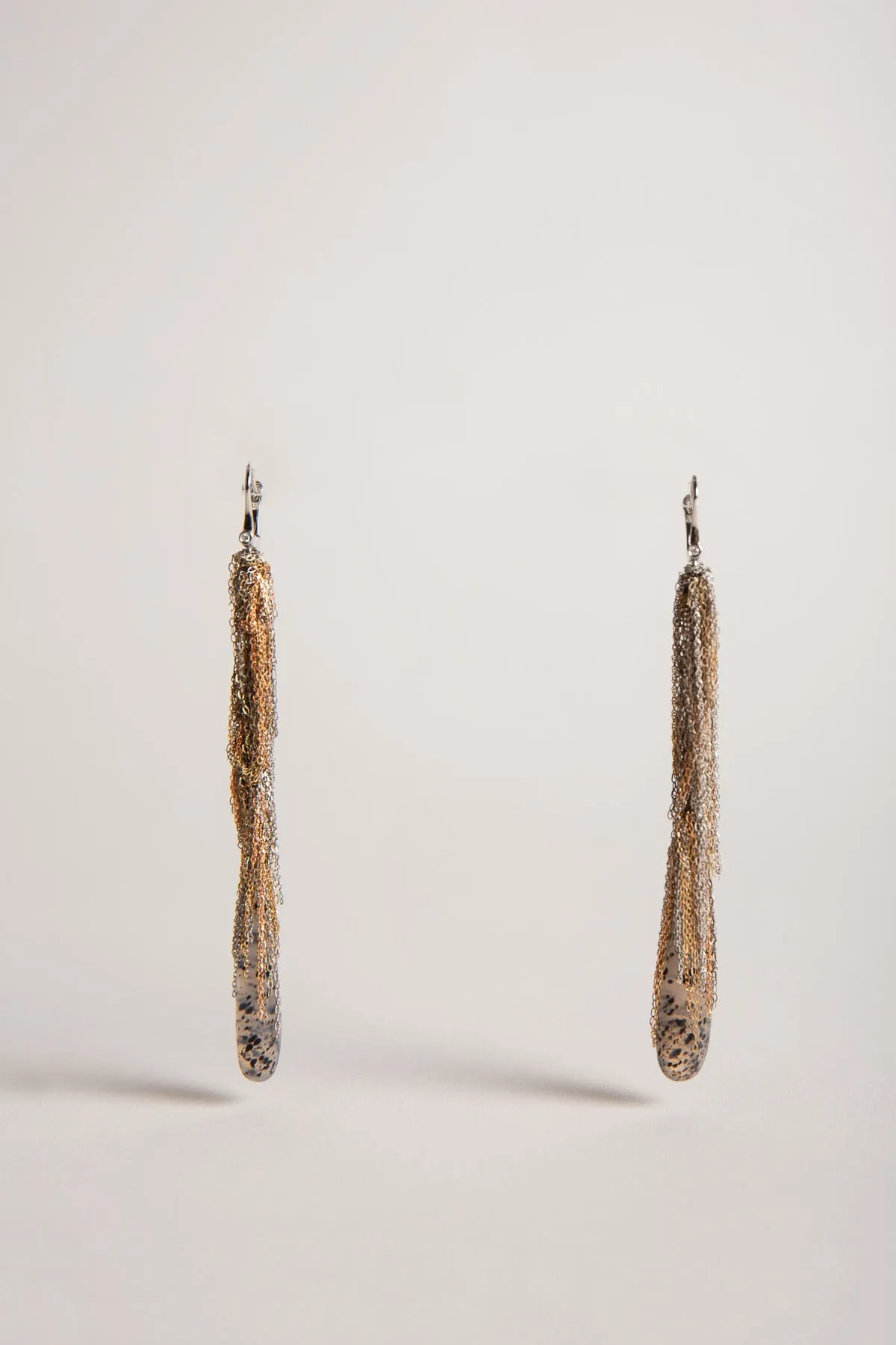 MARTIN BERNSTEIN | GOLD DIAMOND AGATE EARRINGS