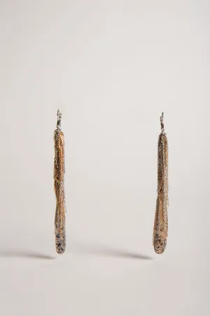 MARTIN BERNSTEIN | GOLD DIAMOND AGATE EARRINGS