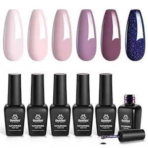 Mauve-Toned | 6 Colors Gel Polish Set