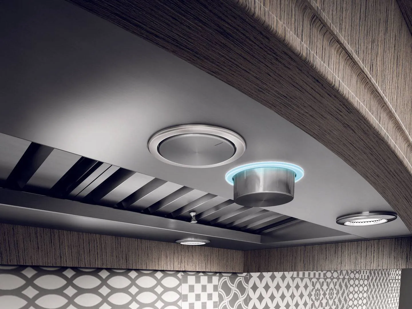 MAYA Brass & Stainless Steel Range Hood