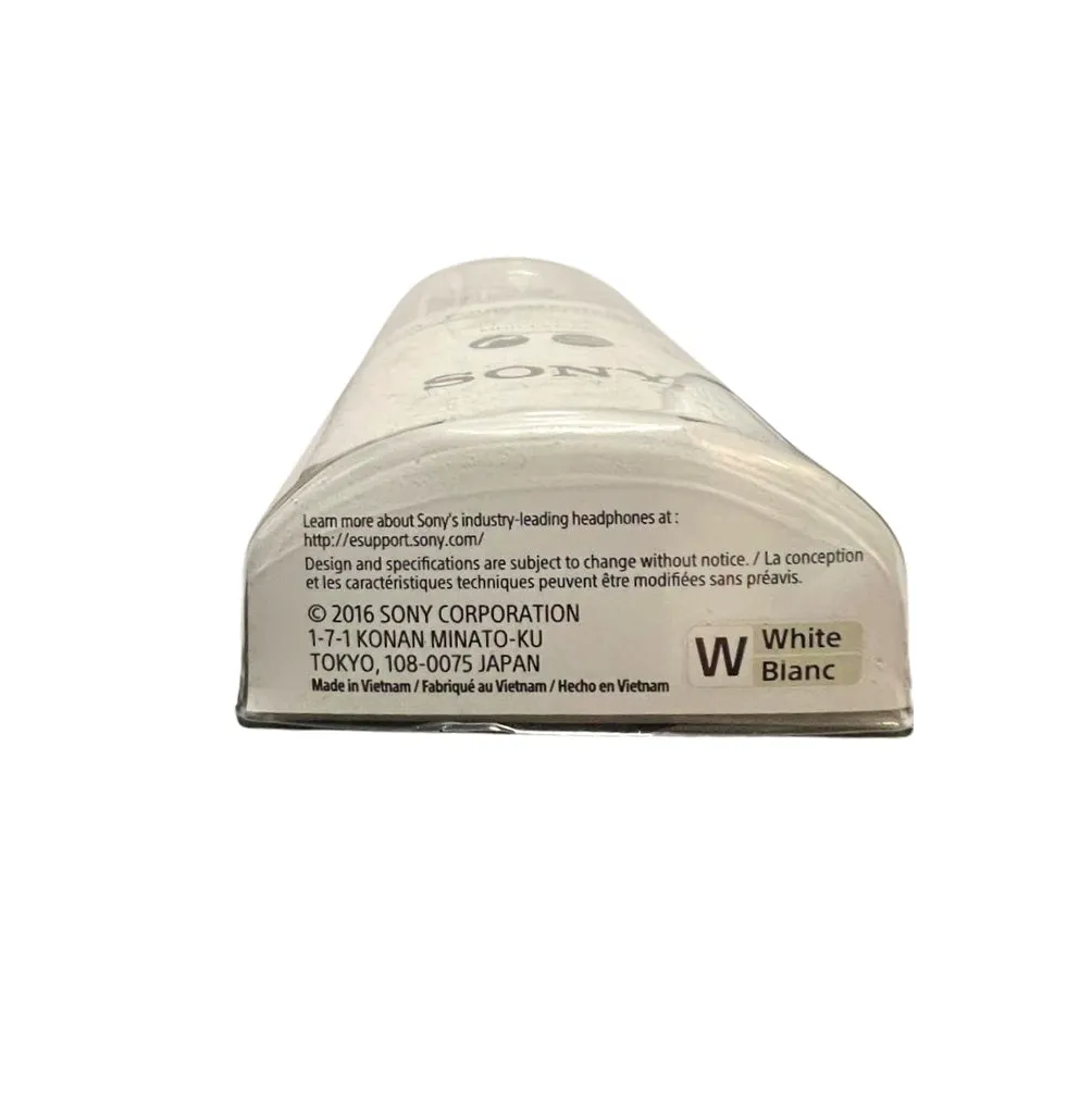 MDR-EX15AP Wired In-ear Headphones with Microphone, White Model: MDR-EX15AP