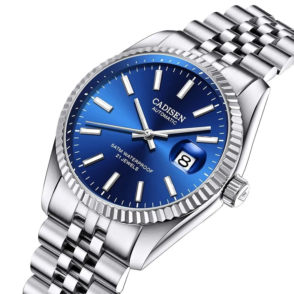 Mechanical Automatic Business Stainless Steel Waterproof  Men Watch