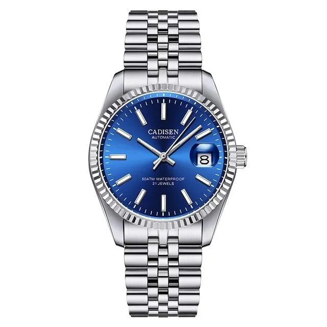 Mechanical Automatic Business Stainless Steel Waterproof  Men Watch