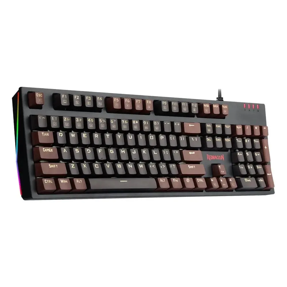 Mechanical Gaming Keyboard Ultra-Fast V-Optical Blue Switches, White Backlit