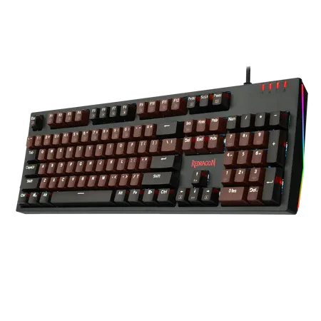 Mechanical Gaming Keyboard Ultra-Fast V-Optical Blue Switches, White Backlit