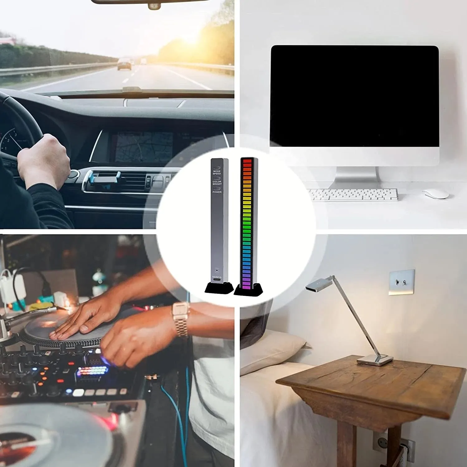 【Mega Sale!】RGB Voice-Activated Synchronous Rhythm Colorful Light