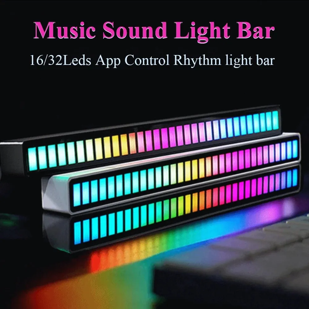 【Mega Sale!】RGB Voice-Activated Synchronous Rhythm Colorful Light