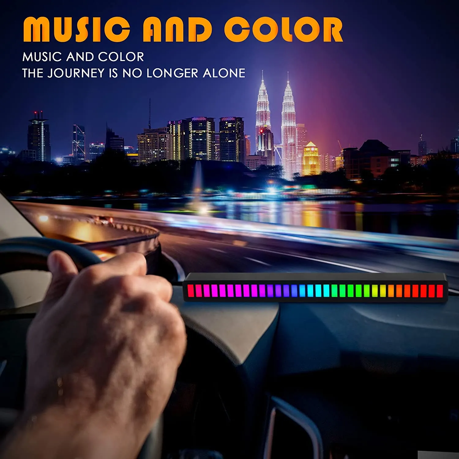 【Mega Sale!】RGB Voice-Activated Synchronous Rhythm Colorful Light