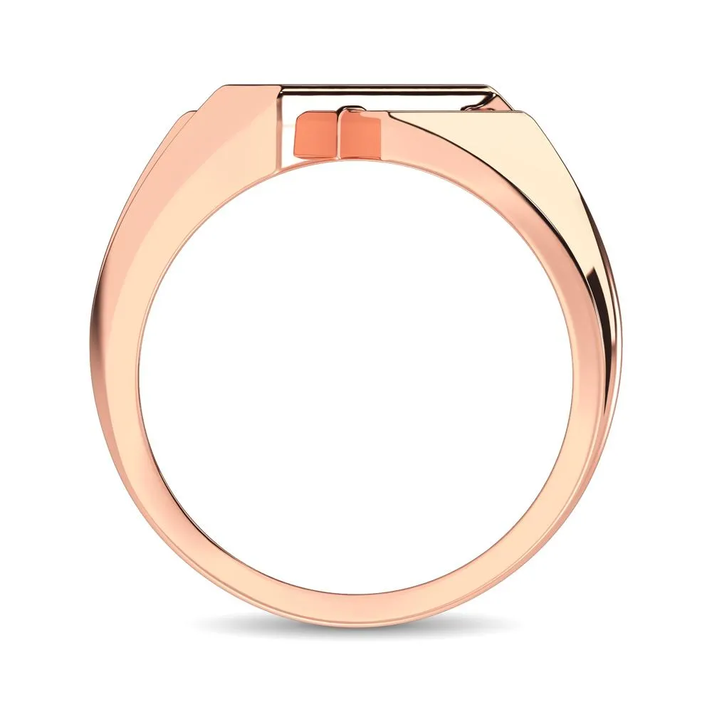Men's Diamond Wedding Band - Available in 0.25 or 0.50 Carats in 10KT Gold