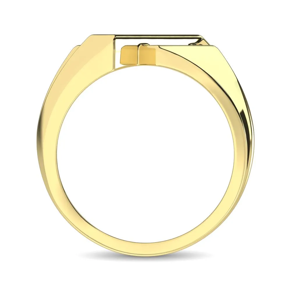 Men's Diamond Wedding Band - Available in 0.25 or 0.50 Carats in 10KT Gold
