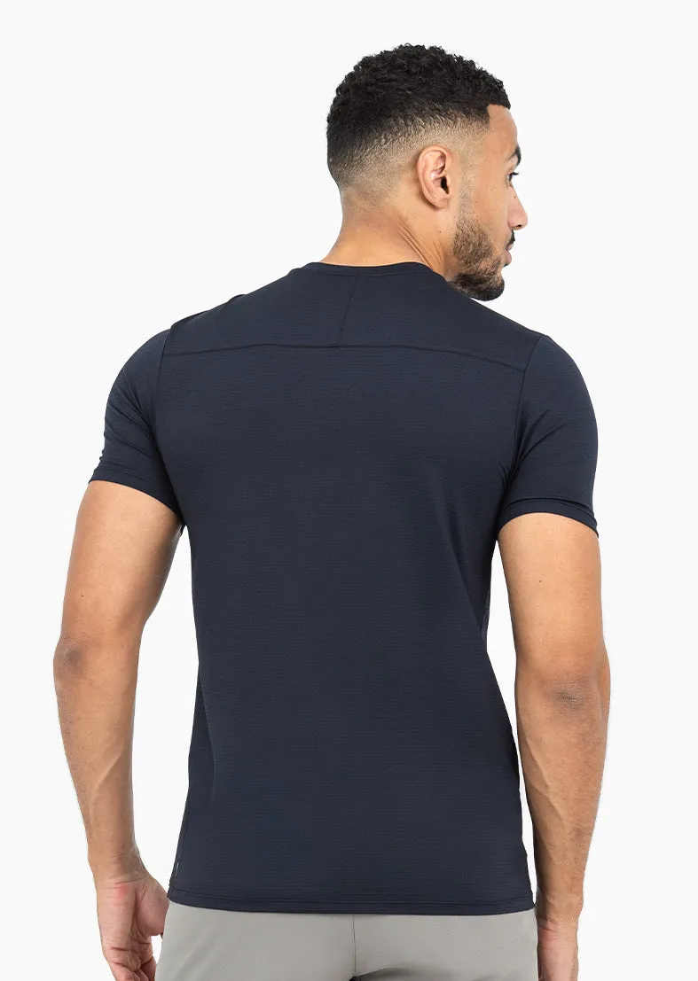 Mens Hybrid Active Tee Style Black