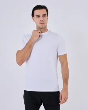 Mens Hybrid Active Tee Style White