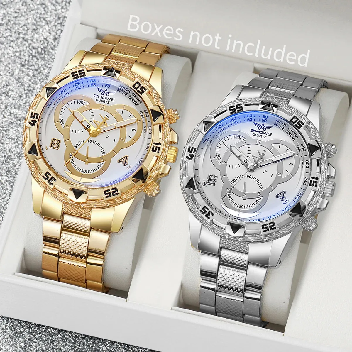 Men's Stylish Stainless Steel Quartz Watch - Perfect Birthday Gift