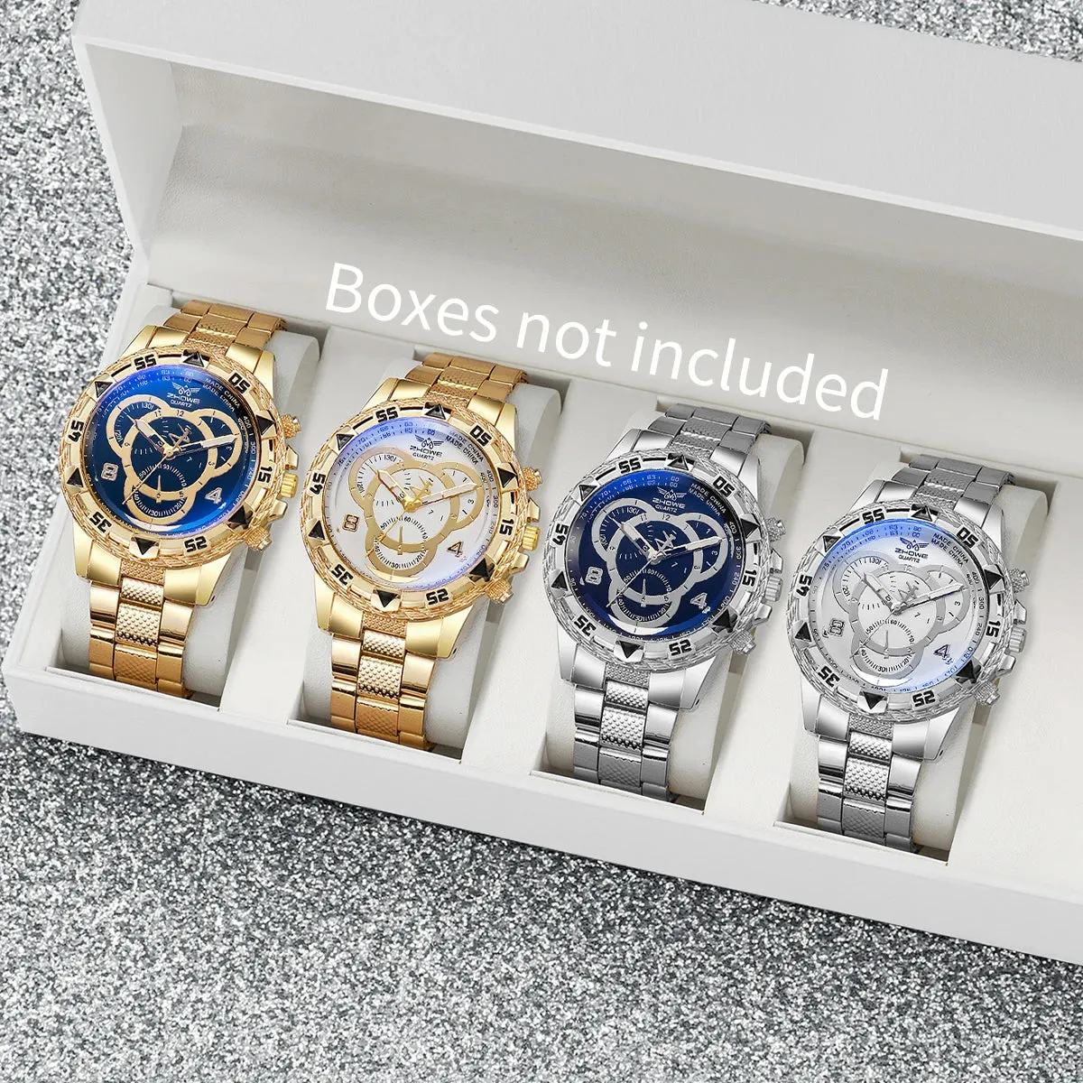 Men's Stylish Stainless Steel Quartz Watch - Perfect Birthday Gift