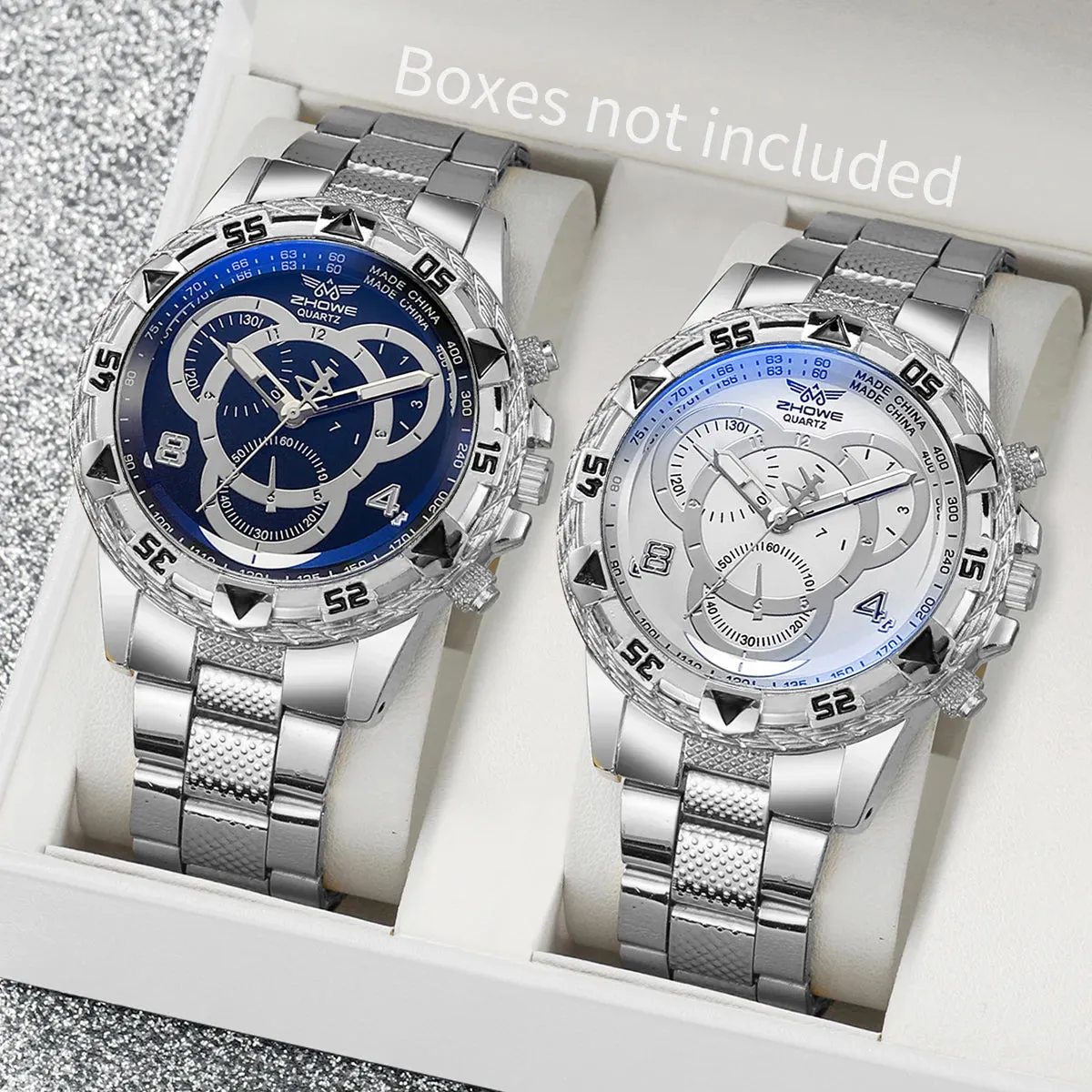Men's Stylish Stainless Steel Quartz Watch - Perfect Birthday Gift