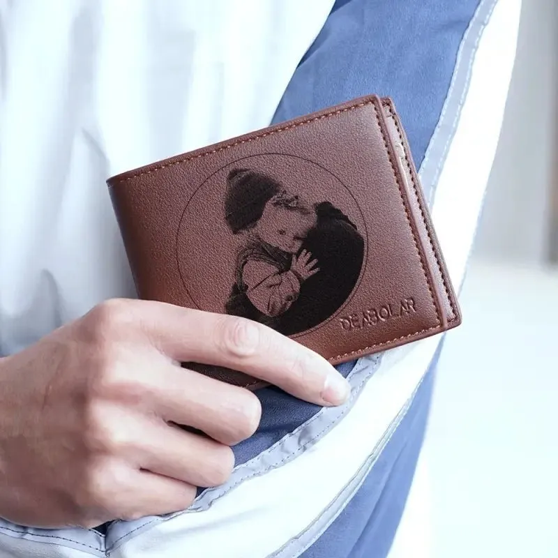 Men's Wallet Zipper with High-Quality Leather & Secure Zippered Closure