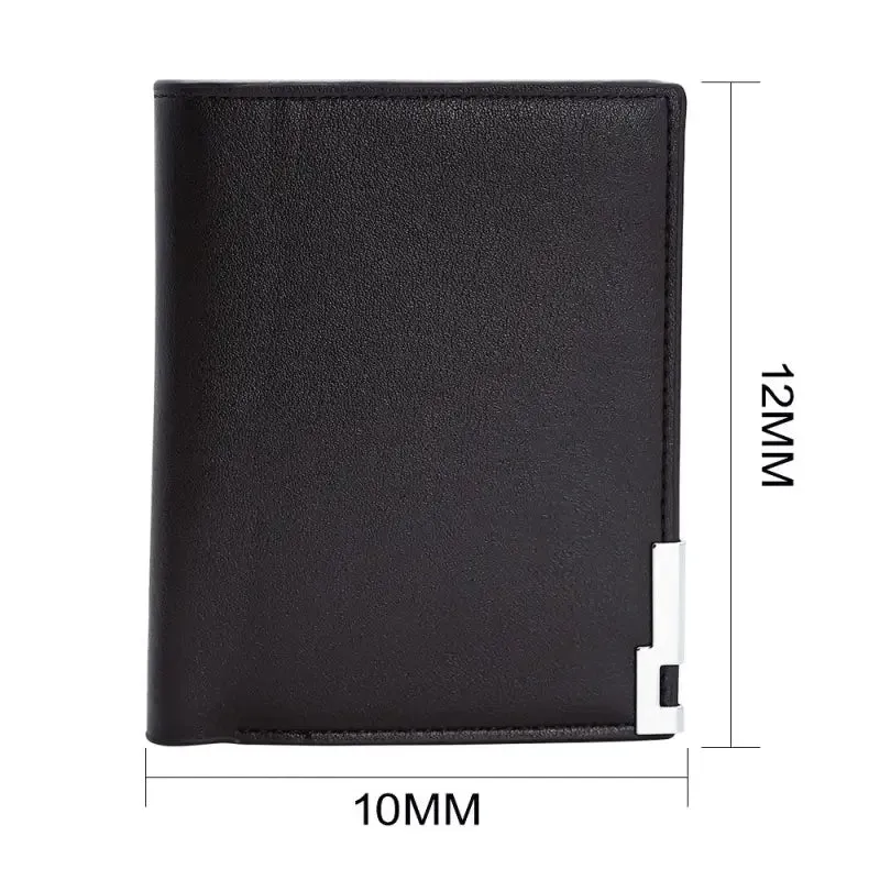 Men's Wallet Zipper with High-Quality Leather & Secure Zippered Closure