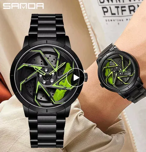 Men's Waterproof Fashion Watch with Belt Strap