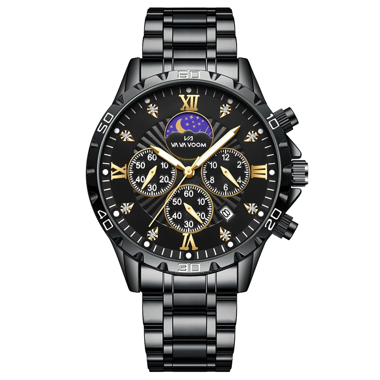 Men's Waterproof Luminous Calendar Quartz Watch