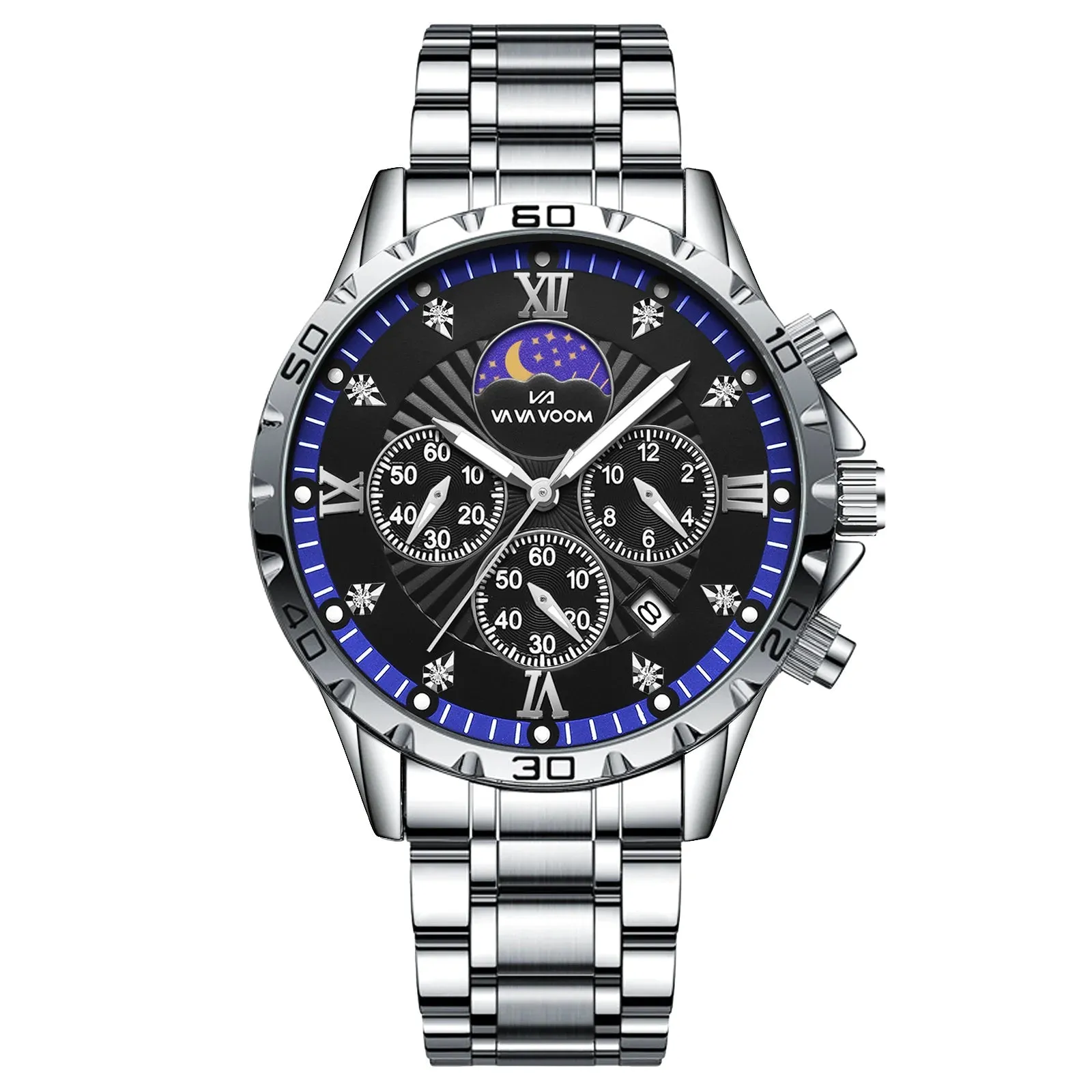 Men's Waterproof Luminous Calendar Quartz Watch