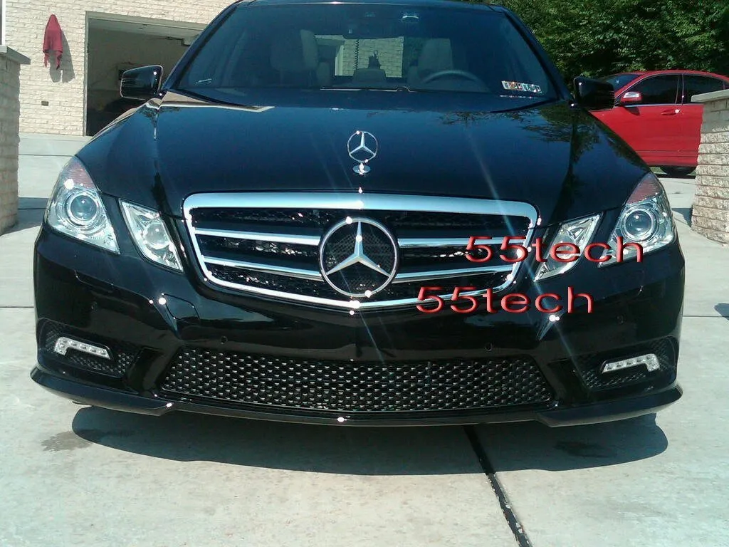 Mercedes Benz W212 E-Class Grille 2 Fin with LED Illuminated Star