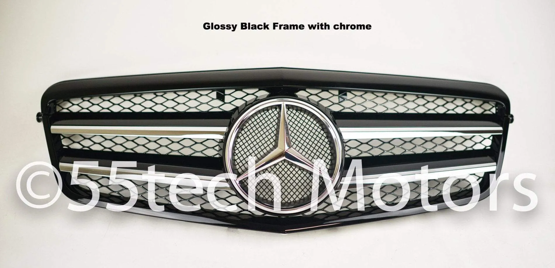 Mercedes Benz W212 E-Class Grille 2 Fin with LED Illuminated Star