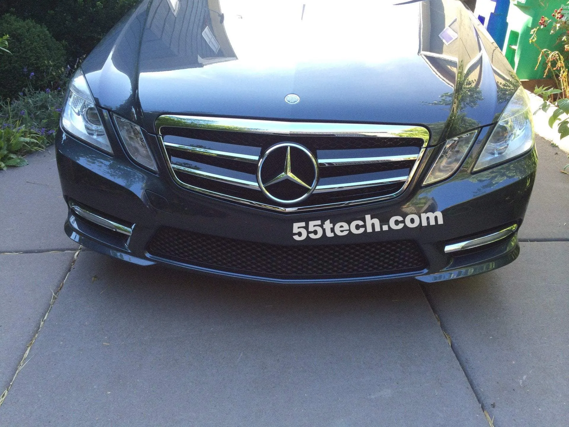 Mercedes Benz W212 E-Class Grille 2 Fin with LED Illuminated Star