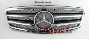 Mercedes Benz W212 E-Class Grille 2 Fin with LED Illuminated Star